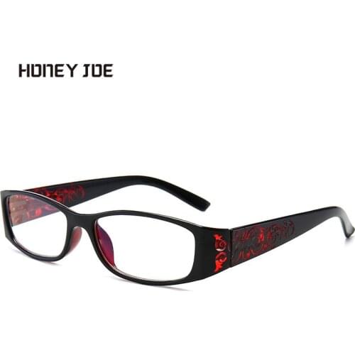 2021 Fashion Comfortable Womens Floral Anti Blue Light Reading Glasses Spring Hinge Presbyopic Mens Eyeglasses +1.0-4.0