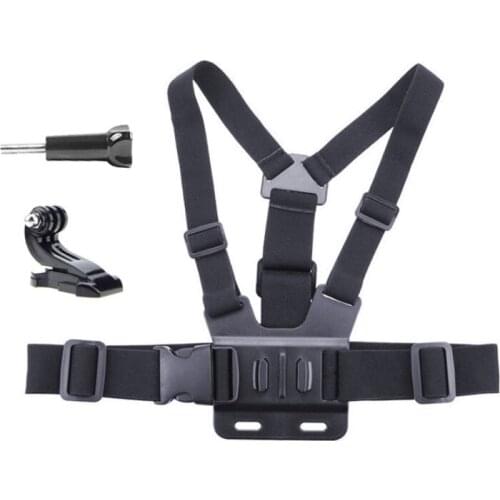 Chest Belt Strap Harness Mount Camera Headstrap Mount + Quick Clip for Go-pro Hero 4 Hero 3 Hero 3+ Hero 2 (Chest Strap