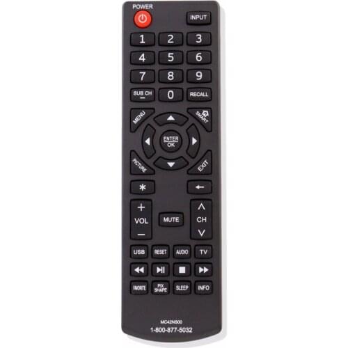 NEW MC42NS00 TV REMOTE CONTROL fit for SANYO LCD LED HDTV DP24E14 DP39D14 DP42D24 DP50E44 DP55D44 DP58D34 DP65E34 FVD3924