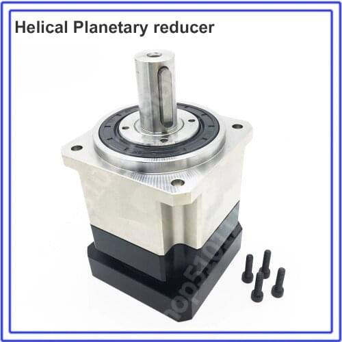 Planetary Reducer 10:1 Helical Tooth NEMA24 3Arcmin Backlash Gearbox Reducer for 60mm 200W 400W Servo Motor Robot High Precision