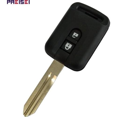 PREISEI 2 Buttons Car Remote Key Shells Fob Replacements