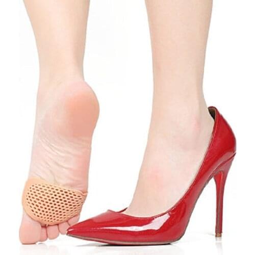 Gel Insoles Forefoot Pads for Women High Heel Shoes Foot Blister Care Toes Insert Pad Silicone Insole Pain Relief Dropshipping