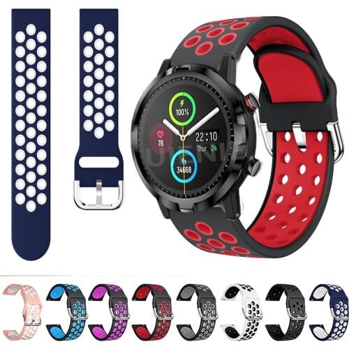 22mm Silicone Watch Band for Xiaomi Haylou RT LS05S Strap Smartwatch Bracelet Watchband Sport Replacement Wristband correa