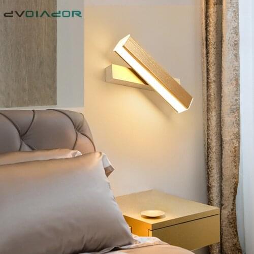 Modern LED Wall Light Aluminum Non-Rusting Outdoor Indoor IP65 LED Rotated Lamp Stair Bedroom Bedside Lighting Lamp