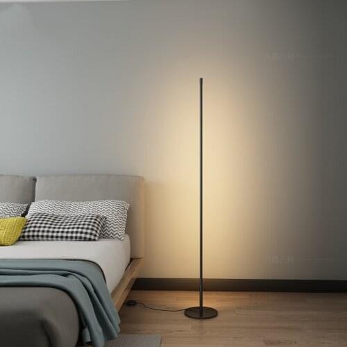 Nordic Decoration Home LED Floor Lamp Simple Dimming Floor Lamps for Living Room Bedroom Standing Indoor Lighting Light Fixture