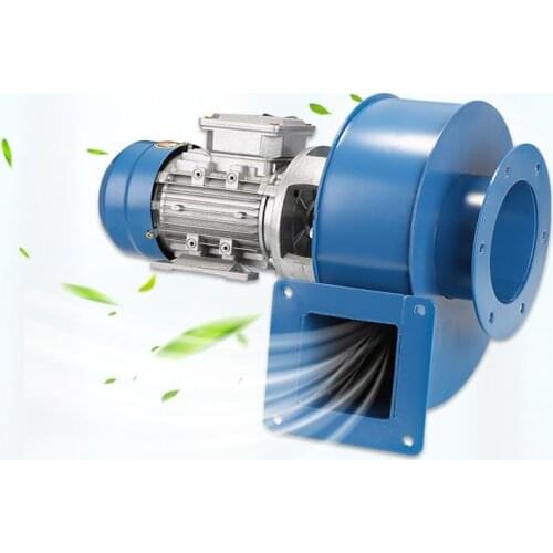 Small Boiler Induced Draft Fan 220V High Temperature Resistant Industrial Centrifugal Fan 380V Boiler Dust Removal Machine