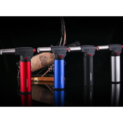 Honest Spray Gun Lighter Jet Kitchen Lighter Torche Lighter Butane Cigar Lighter Smoking Accessories Candle Lighter Fire Starter