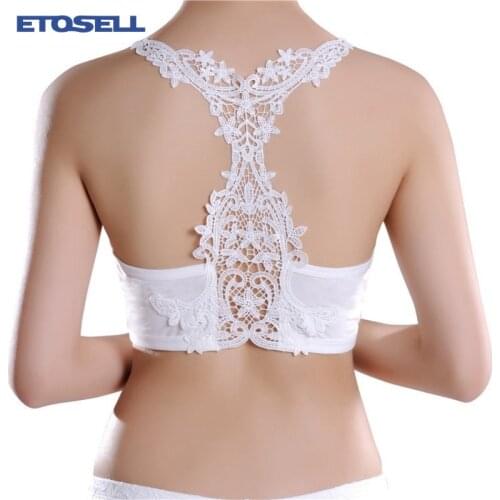 New Women Sexy Lace Bralette Bra Bustier Crop Top Black Cropped Blusas Vest Halter Tank Tops Haut Femme ht JX01