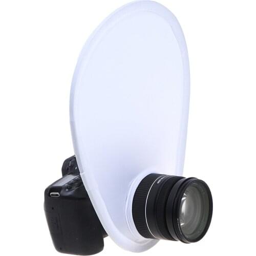 1pc Photography Flash Lens Diffuser Reflector Flash Translucent Diffuser Softbox For Canon Nikon Sony Olympus DSLR Camera Lenses