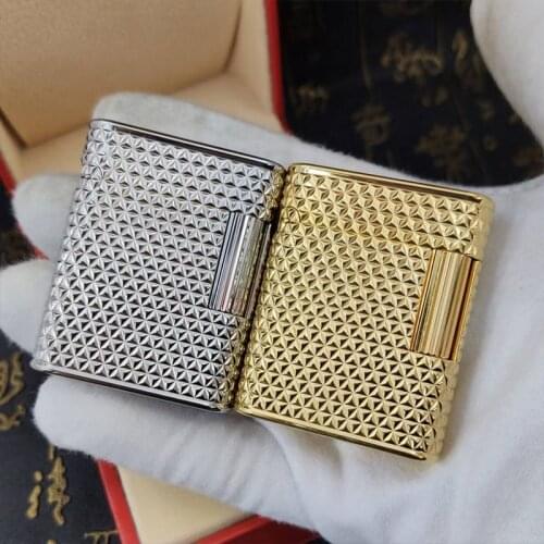 100% brand new retro lighter Seiko manufacture windproof copper body cigarette PING Bright Sound cigarette lighter
