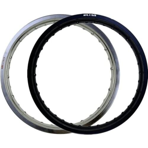 Motorcycle Accessories 6061 Aviation aluminum 2.15x19 32 36 Spoke( Silver ) 32/36 Holes ( Black ) Rims wheel Circle Hole 215x19