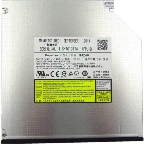 Anasonic UJ240 6X Blu-ray BD DVD CD RW Burner Player 12.7mm SATA Laptop