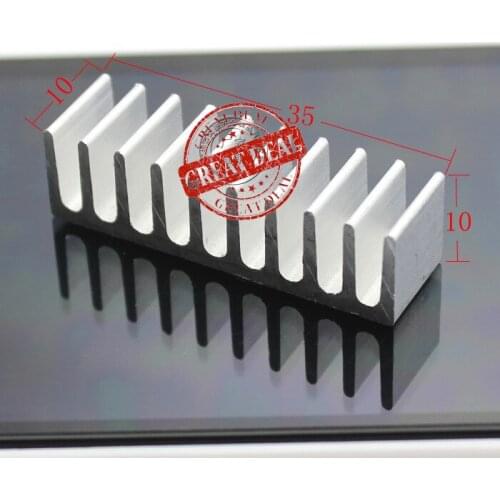 Free Ship 100pcs high quality aluminum heatsink 10*35*10MM Chipset heatsink block