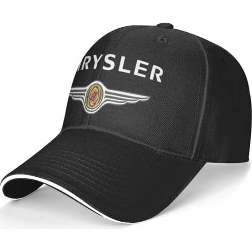 Chrysler Icon Mobiles Logo Black Atmungsaktives Baseball Mens Cap Womens Hat Baseball Cap
