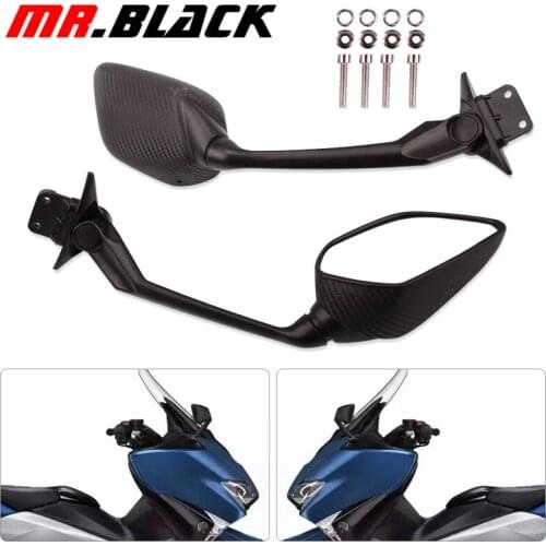 Carbon Fiber Rearview Mirrors Side For Yamaha TMAX 530 Rear view mirror View Side Mirror T-MAX 530 TMAX530 2012 2013 2014