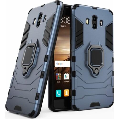 For Huawei Mate 10 Case Ring Stand Bumper Silicone + PC Phone Cover For Huawei Mate 10 mate10 ALP-L29 ALP-L09 ALP-AL00 ALP-TL00