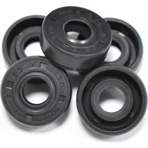 5pieces New arrival Oil Seal Ring Replacements 7mm*8mm*20mm Wearable Breadmaker Sorbet Machine blender accessories