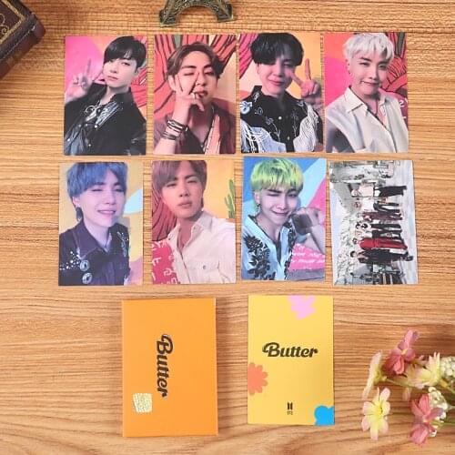 KPOP South Korean Groups Bangtan Boys BUTTER Mini Photocard Memebers Lomo Cards Posters Premium Photos