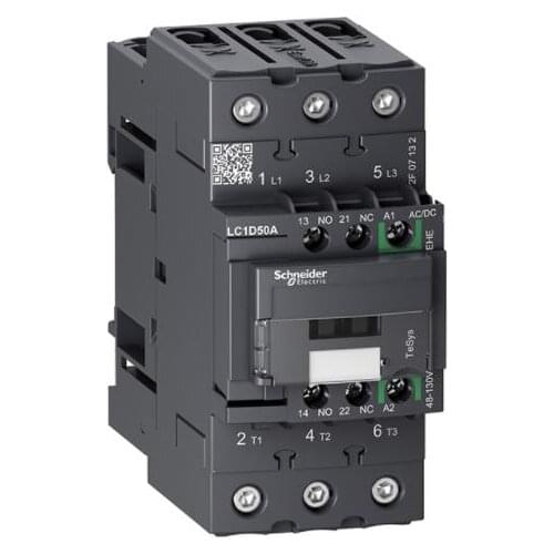 LC1D50A LC1D50AFD TeSys D contactor - 3P(3 NO) - AC-3
