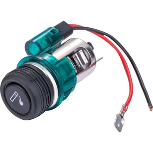 Mayitr Multi-function Car Charger Adapter Socket Universal 12V Car Luminous Cigarette Lighter Socket Dash Outlet for Light