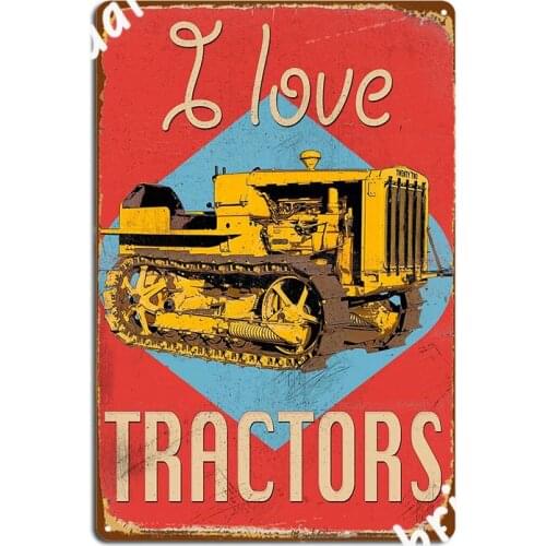 Boolerootractort106 Metal Plaque Poster Classic Club Bar Mural Painting Pub Tin Sign Poster
