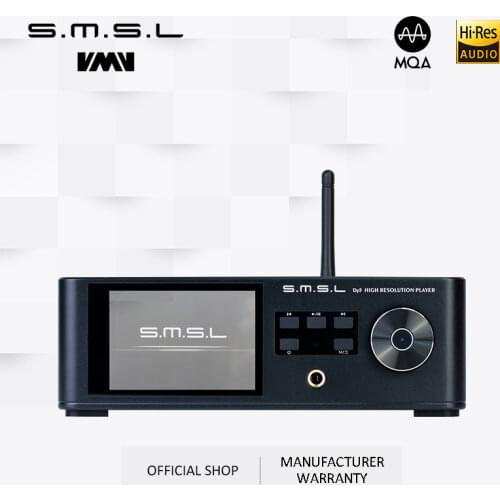 SMSL DP5 High Fidelity Network Music Player ES9038PRO MQA 32 bit/ 384 kHz DSD256 Bluetooth 4.0 Support Windows
