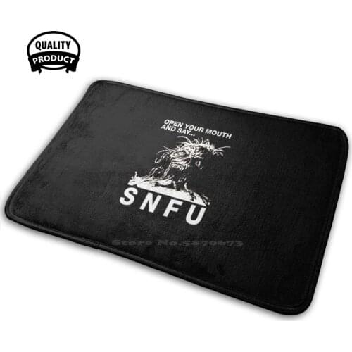 Snfu Open Your Mouth 3D Soft Non-Slip Mat Rug Carpet Cushion Snfu Open Your Mouth