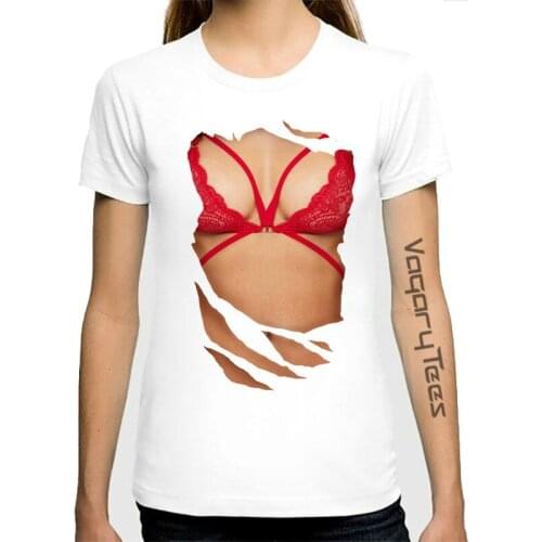 2021 New Casual 3d Chest Print Top Mens and Womens O-neck Short-sleeved T-shirt Summer Sexy Big Chest Print Top