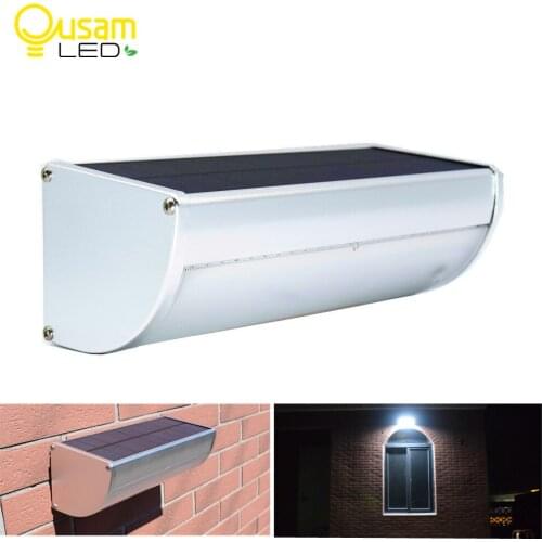 Ousam LED Solar Motion Sensor Lights 900/1100LM Super Bright Waterproof Garden Wall Security Lamp Microwave Radar Motion Newest