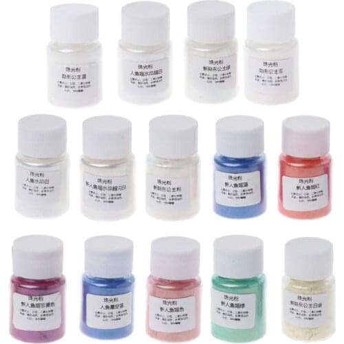 Resin Dye Powder Mica Pearl Pigments Colorants Crystal Mud Resin Jewelry Making M02 21 Dropshipping