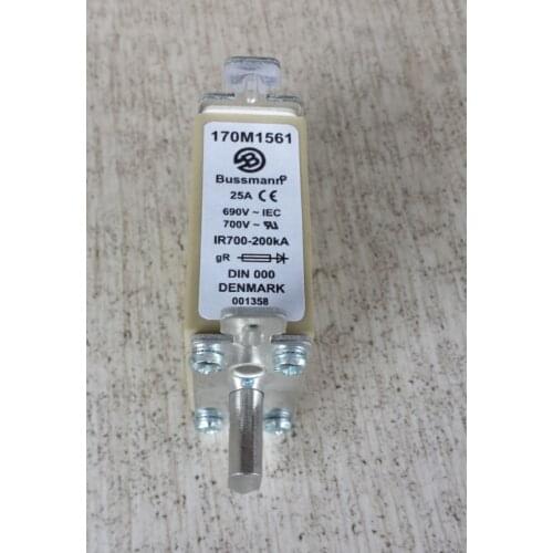 3pcs Fuse Link 170M1561 25A 690V car fuse for motor circuit protection