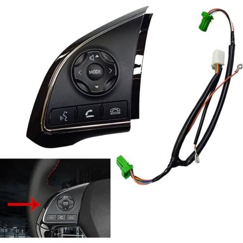 Steering Wheel Audio Volume Bluetooth Phone Cruise Control Switch Button For Mitsubishi Outlander ASX Xpander 2013 2015 2018