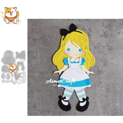 Fairy tale characters Metal Cutting Dies Mold Scrapbooking Stencil DIY Embossing Craft Die Cuts Card Making New Dies For 2021