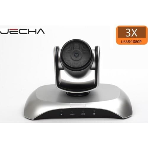 Jecha 3XU HD 1080P60fps webCam Conference System PTZ Camera 3X Zoom USB RS323 RS422 Output Video Conference System webCam