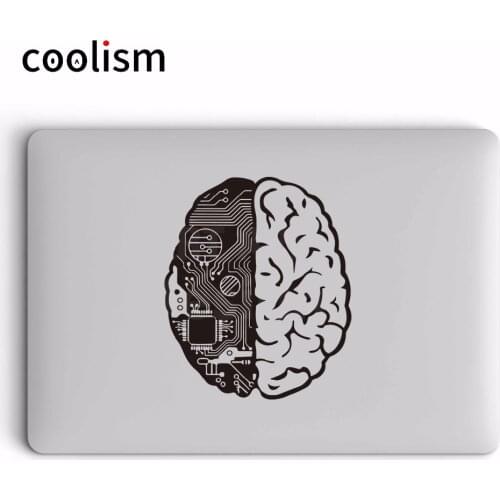 Computer Brain Vinyl Laptop Decal for Macbook 16" Pro Air Retina 11 12 13 14 15 Inch HP Mac Surface Book Skin Notebook Sticker