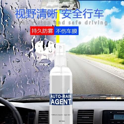 30ml Car Glass Anti-rain Water Repellent Coating Agent Rainproof Nano Hydrophobic Coating Spray Windscreen Car Wash Maintenance
