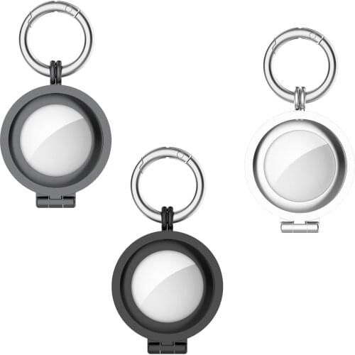 For Apple Airtags Alloy Protective Sleeve For Apple Locator Tracker Anti-lost Device Keychain Protective Sleeve Hot