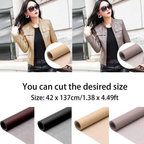 1 Roll Self-Adhesive PU Leather Clothing Repair Tape Patch First Aid for Sofa Car Seat Furniture Jackets Handbag Bag DIY Craft