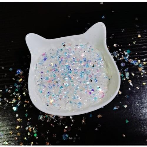 30g/opp White Shake Card Sprinkles IRIDESCENT BUBBLES Cutting Dies Scrapbook Diary Decoration Stencil Ebossing Make Albums