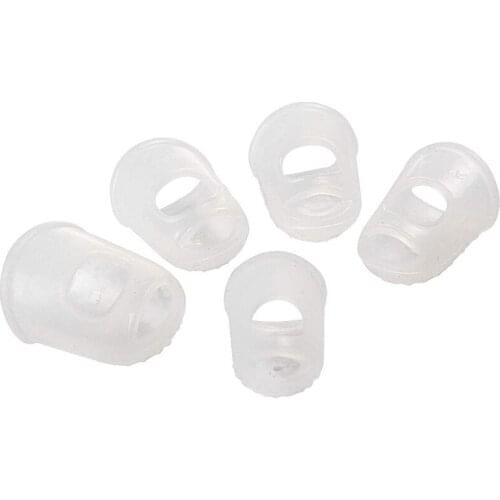 New 5pcs Finger Cover Anti-slip Hands Relief Pain Gloves for Ukulele Electric Acoust Guitar Stringed Musical Instruments