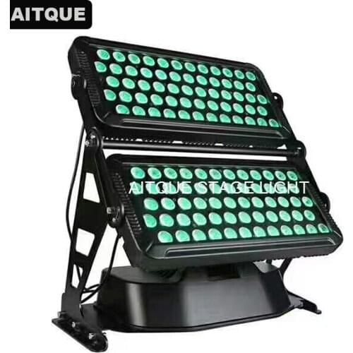 8pcs/CASE)High power uv flood light 120x18w uv led light IP65 waterproof led city color light 18w LED spotlight flight case