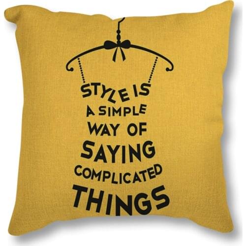 Abstract Motivational Quotes Cotton Linen Creative Sofa Cushion Embrace Throw Pillow Decorative Chair Cushion 45x45cm Home Decor