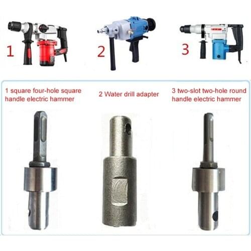Drill SDS Adapter Earth Auger Head Bit Quare Auger Drill Arbor Earth Drill Bit Adapter SDS Arbor For Electric Hammer