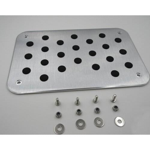 TTCR-II Car Accessories For KIA Sportage Universal Floor Carpet Mat Pedal Pad Footrest Plate pads Stickers Styling