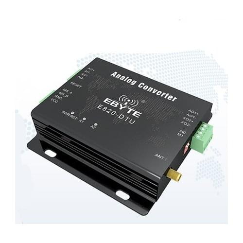 Analog Follower Analog Output Industrial Grade LoRa 2 Channels 4-20mA AD DA Wireless Transparent Transmission