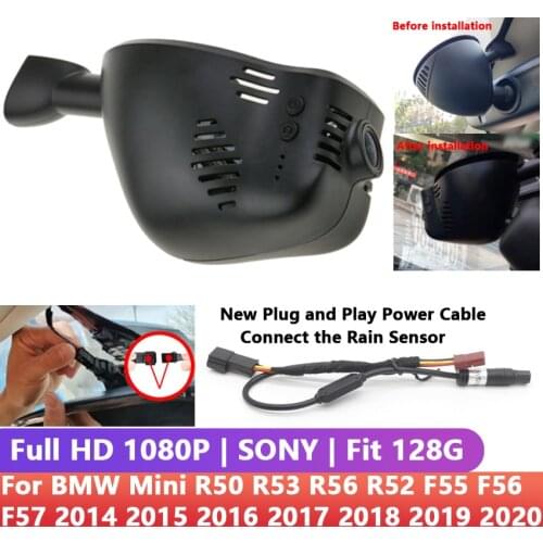 Dual len wifi Car DVR Video Recorder Dash Cam For BMW Mini R50 R53 R56 R52 F55 F56 F57 2014 2015 2016 2017 2018 To 2020 HD 1080P