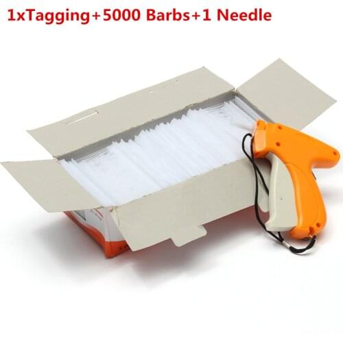 Clothing Garment Price Brand Label Tag Tagging Gun Kit Set with 5000pcs 25mm Barbs Needle clothes tagging