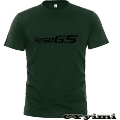 For BMW R1150GS T Shirt Men New LOGO T-shirt 100% Cotton Summer Short Sleeve Round Neck Tees Male