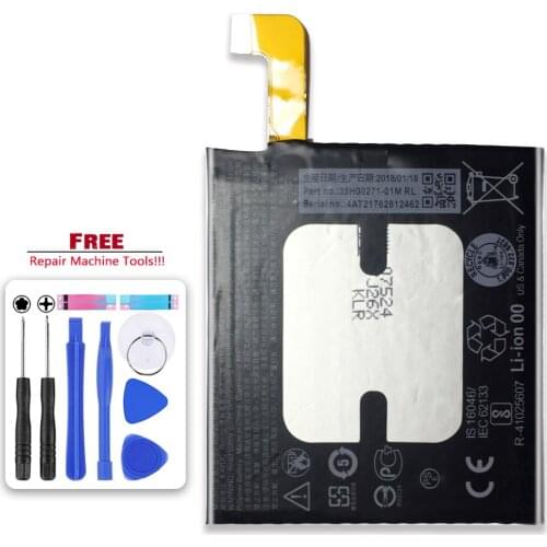 For HTC U11 U-3U Rechargeable Powerful Polymer Li-ion Battery Mobile Phone Battery B2PZC100 3000mAh