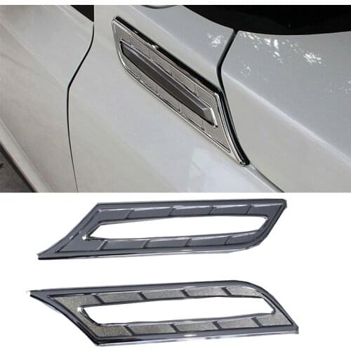 For Suzuki Vitara 2016 2017 2018 2019 2020 Car Styling Head Side Light Lamp Frame Stick Cover Trim Panel Fender Hoods 2pcs